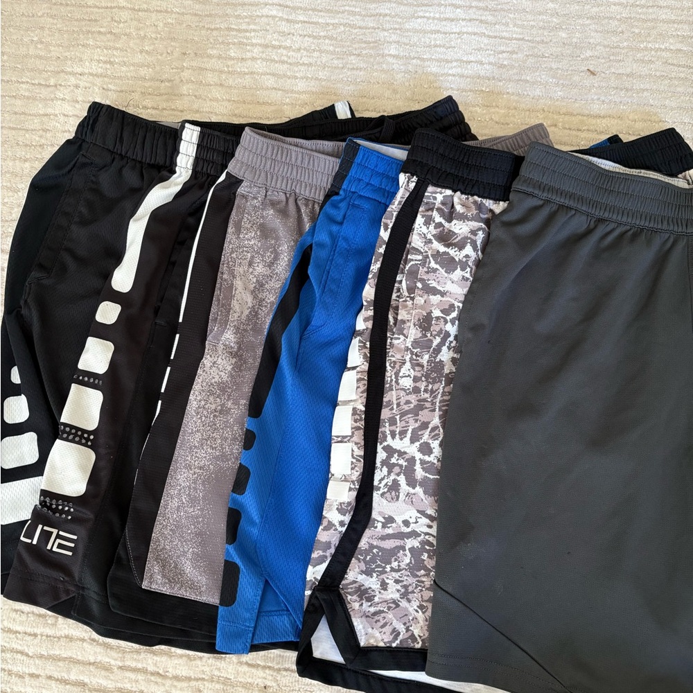 6 pair Boys Nike basketball Shorts